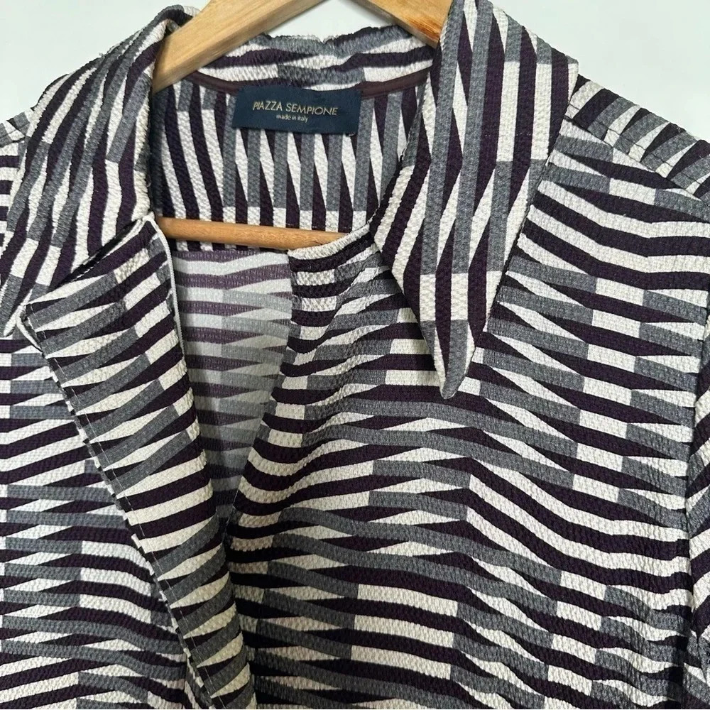 Piazza Sempione Wool Blend Long Sleeve Dress Size EU 40 - Picture 3 of 14
